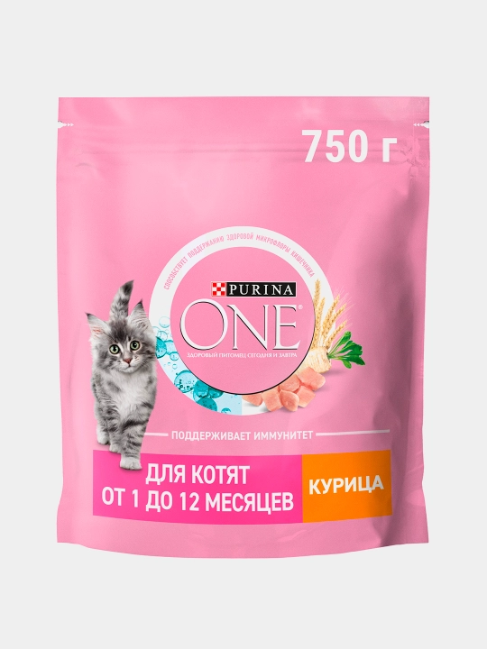 Purina One Uy, мushukchalar uchun quruq ozuqasi, tovuqli, 750 gr