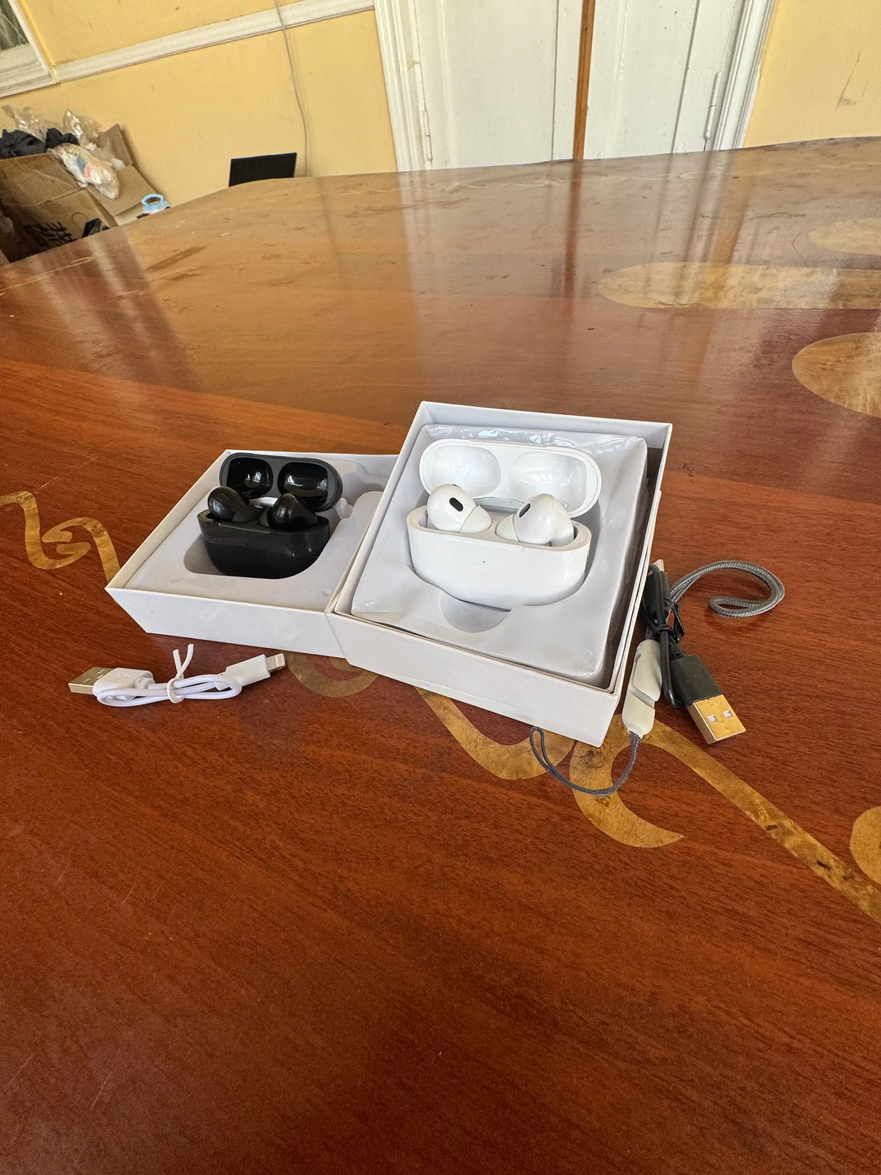Simsiz quloqchinlar Pods Pro 2 sensorli, iPhone va Android uchun naushnik