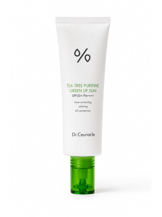 Dr.Ceuracle Tea Tree Purifine Green Up Sun SPF50+ PA++++ Quyosh Kremi 50 ml