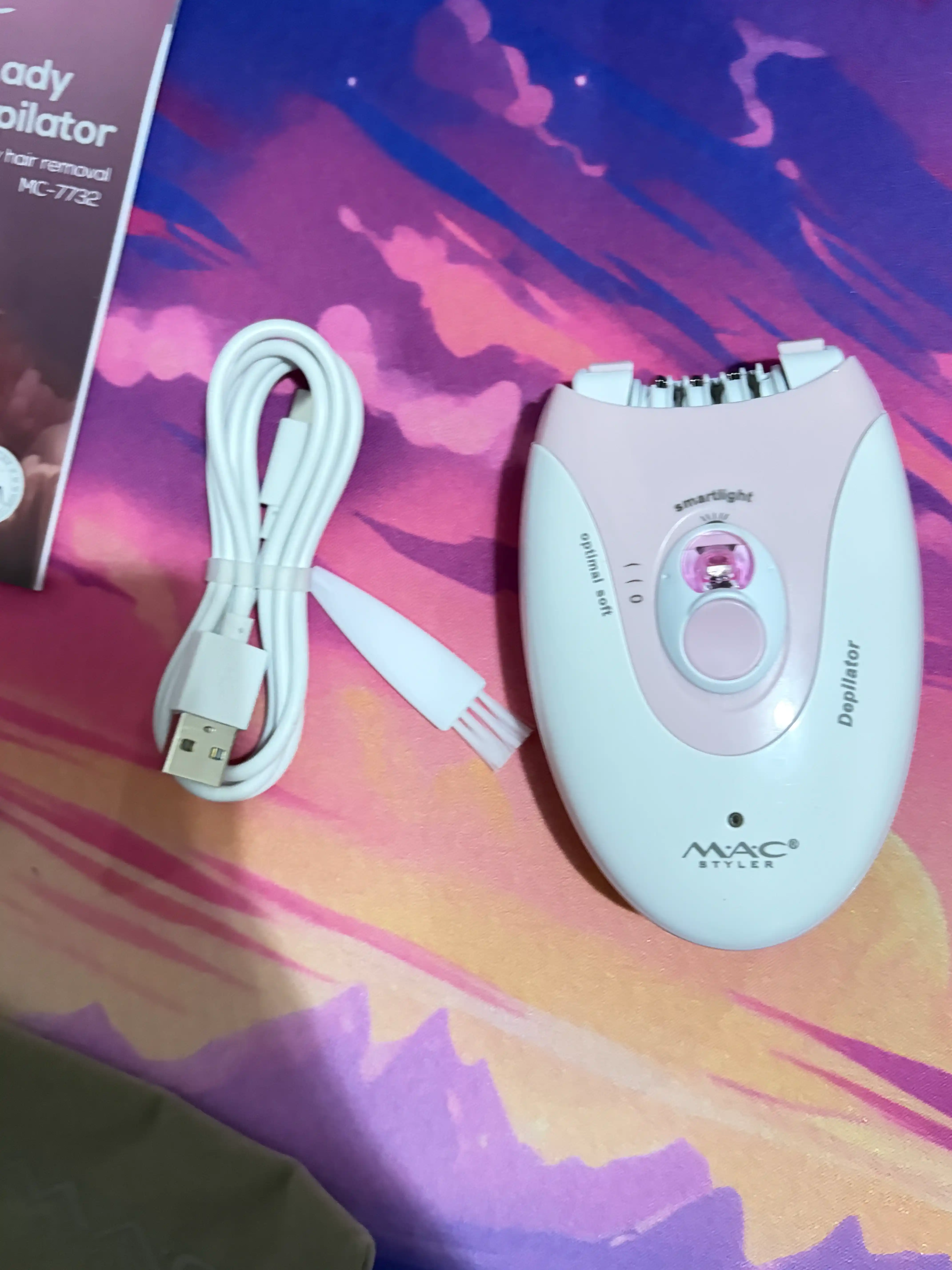 Эпилятор MAC Styler, женский электрический эпилятор для женщин, удаления волос, тела и ног