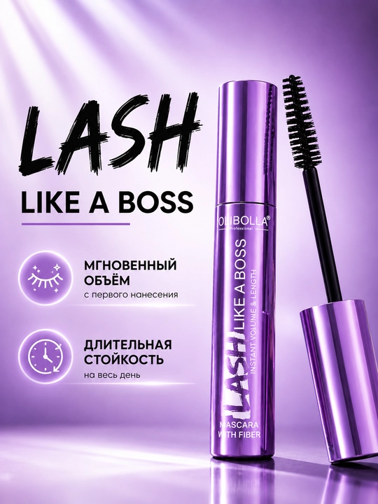 LASH LIKE A BOSS — тушь для ресниц с эффектом объёма, длины и стойкого изгиба