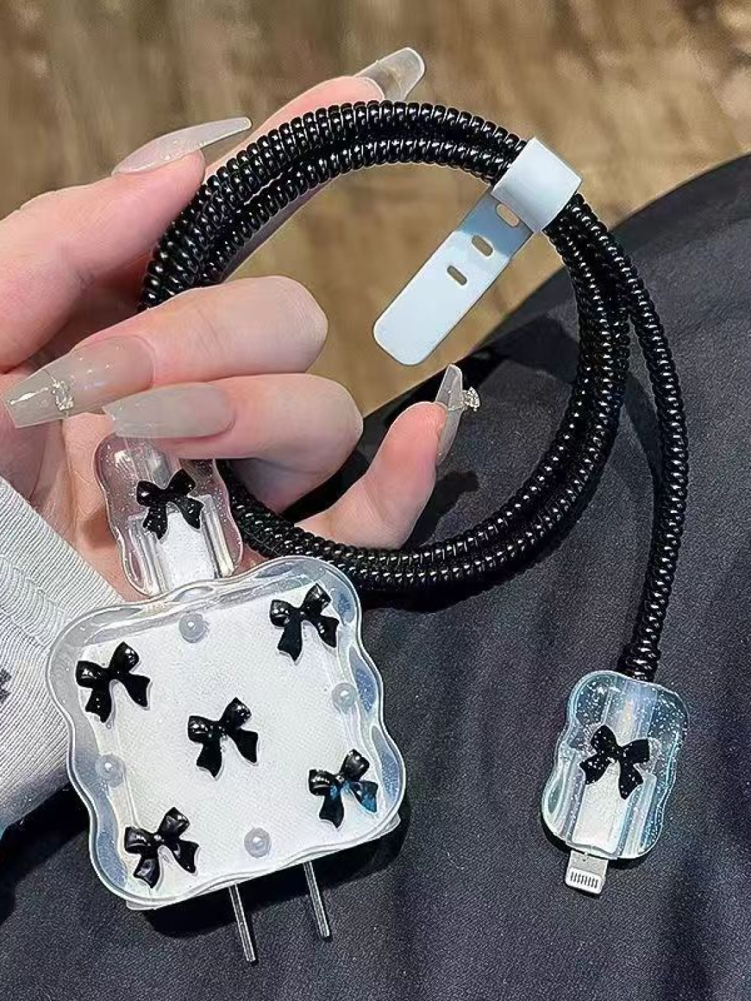 Quvvatlash qurilmalari uchun g‘ilof, quvvatlash uchun kabel - 