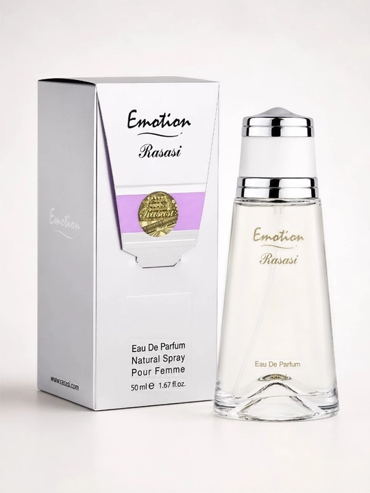 Parfyumlangan suv Rasasi Emotion ayollar uchun, arab atirlari, 50 ml