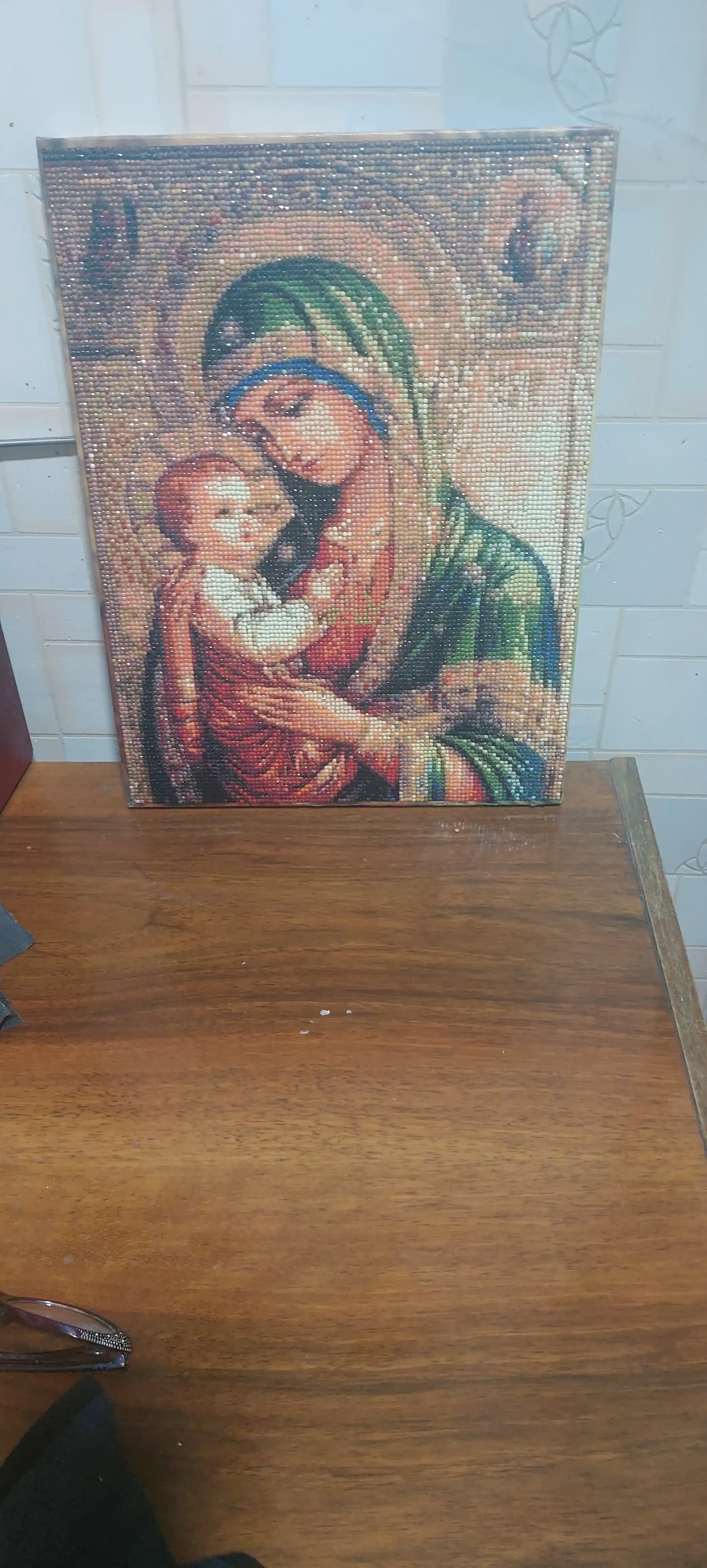 Olmos toshli mozaikasi Skystore "Ikona", ramkalik asosga tortilgan, 30 х 40