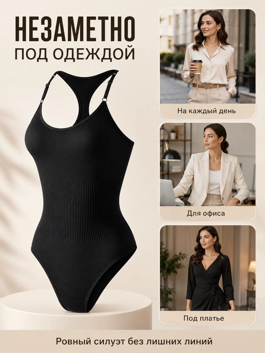 Ayollar uchun qora, belni modellashtirish uchun mo‘ljallangan, tanani to‘g‘rilovchi, tortuvchi ichki kiyim
