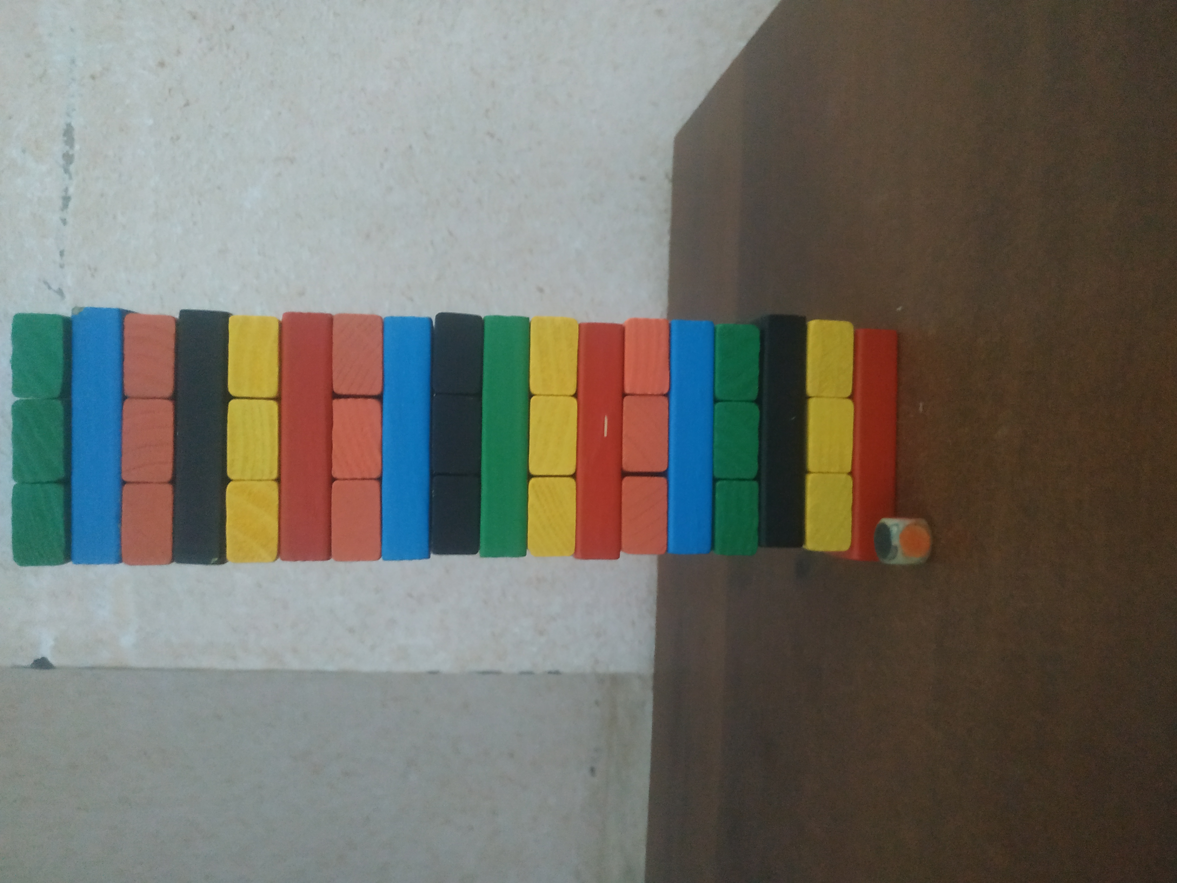 Jenga 54 ta yog‘och kubiklar, bolalar uchun o‘yinchoq
