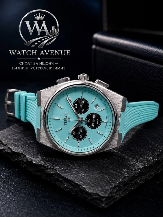 Мужские часы Tissot PRX хронографа
