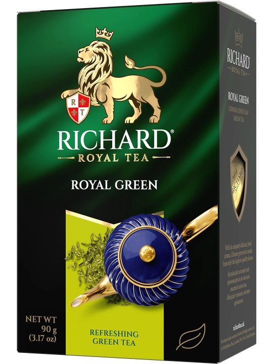 Bargli ko'k choy Richard "Royal Green", 90 g