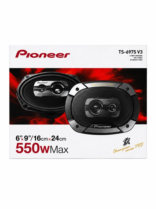 Автоколонки Pioneer TS-6975 V3 550W, овальные динамики 6x9 дюймов
