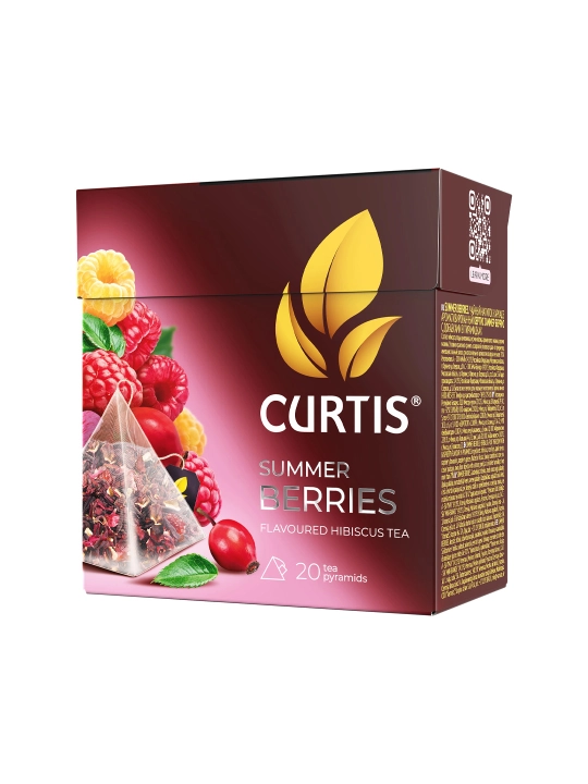 Чай в пакетиках травяной Curtis "Summer Berries", 20 пирамидок