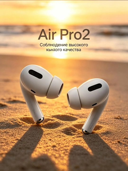 Simsiz Bluetooth quloqchin Pods Pro 2, sensorli, TWS, iPhone va Android uchun
