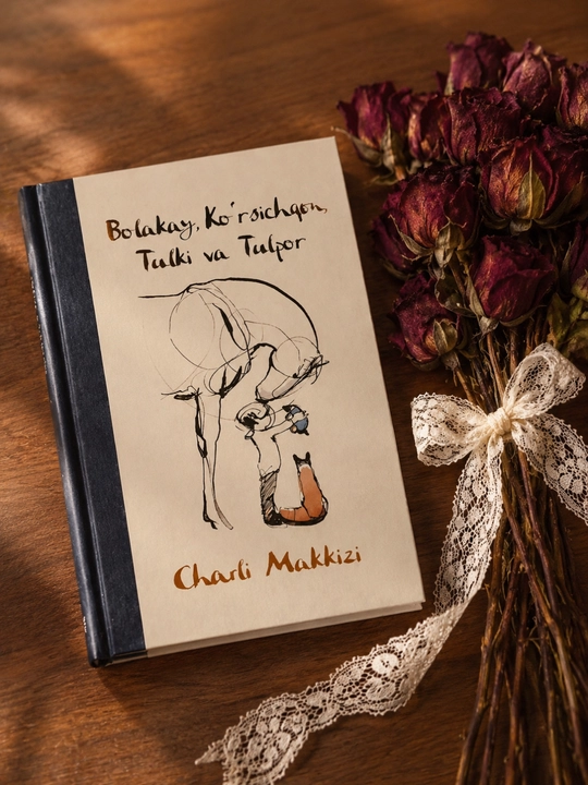 «Мальчик, Крот, Лис и Лошадь» – Чарли Маккези | Художественная книга на узбекском языке