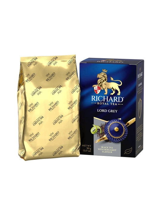 Qora choy bargli Richard "Lord Grey", 90 g