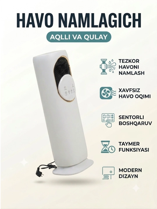 H-01 masofadan boshqariladigan havo namlagich - 