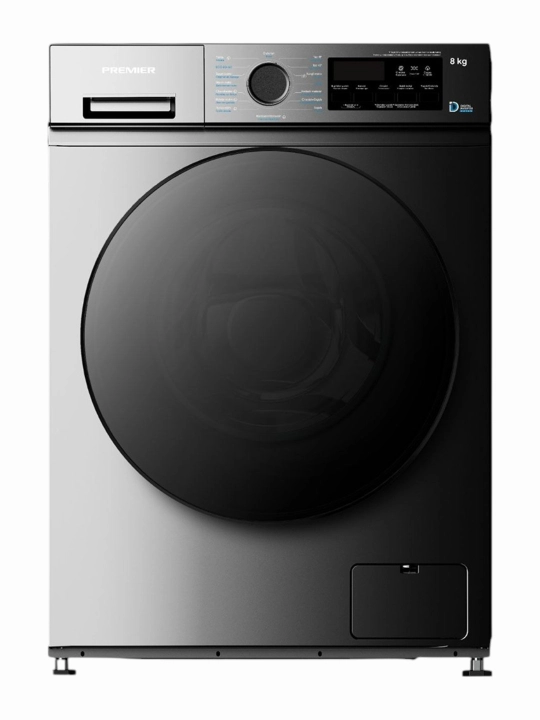 Kir yuvish mashinasi Premier PRM80F1210SIN/G 8 kg, 1200 ayl/min, Inverter, Kulrang - 