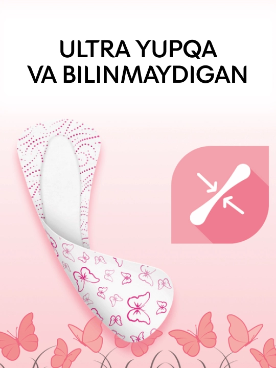 Kundalik prokladkalar Kotex O‘ta yupqa Deo, 56 dona