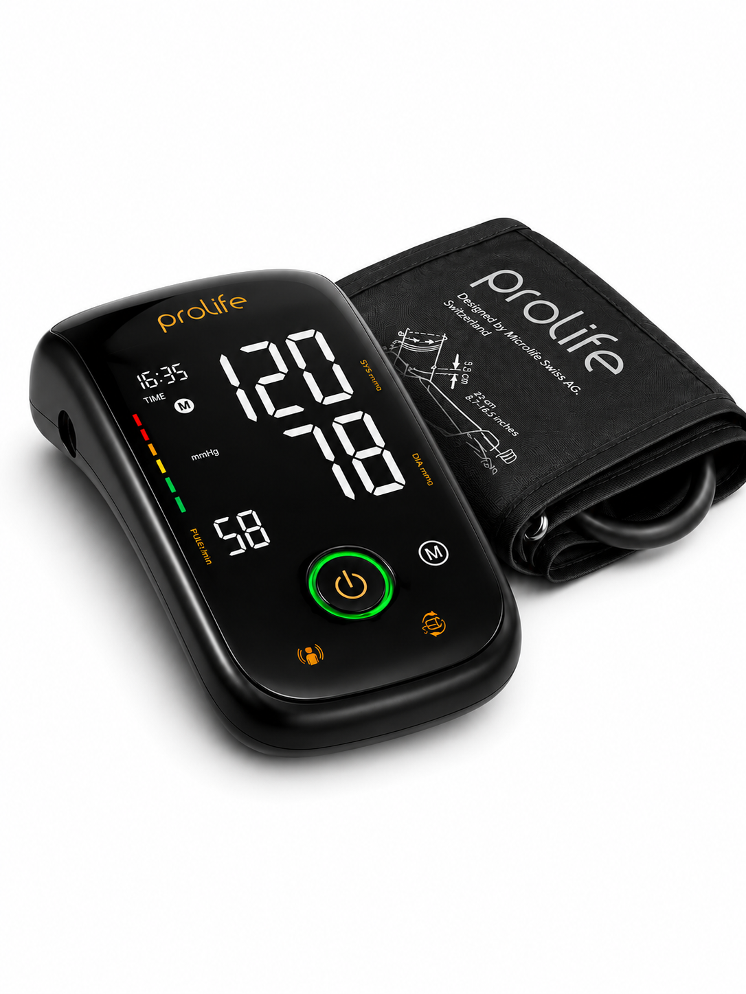 Prolife PX7 Premium avtomatik tonometri, adapter bilan - 
