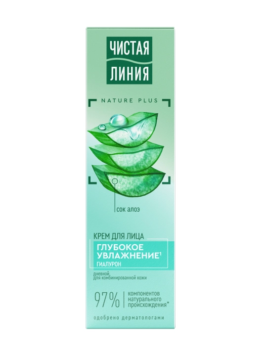CHISTAYA LINIYA kundgi namlovchi y kremi aralash teri uchun 40 ml