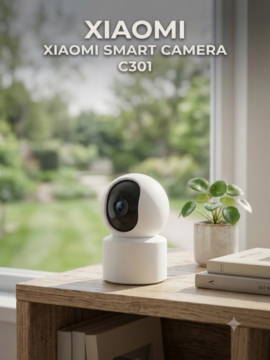 Xiaomi Smart Camera C301 (2K, 3 MP) PTZ Smart Home IP kamerasi