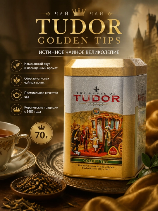 Choy Tudor Golden Tips, 70 g - 