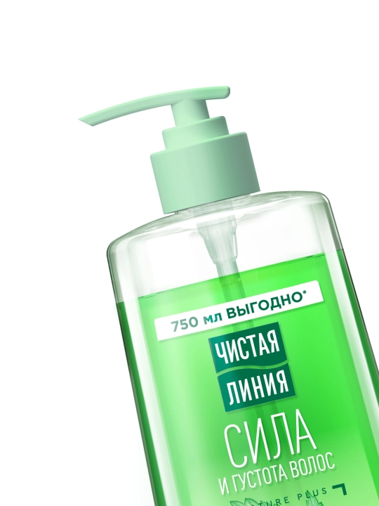 Chistaya Liniya qichitqi bilan mustahkamlovchi shampun, 750 ml