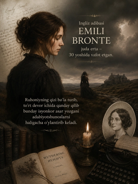 Bo‘ronli dovon kitobi, Emili Bronte asari, muhabbat va qasos haqida klassik roman
