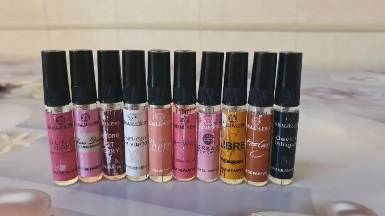 Atirlar ayollar uchun nabor Libre, Lost Cherry, Miss Dior, My Way, Today, Cherish, Versace