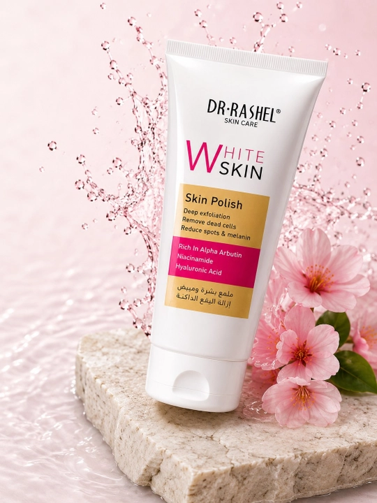 DR.RASHEL White Skin Skin Polish - Pigment dog‘lariga qarshi oqartiruvchi skrab, 100 g - 