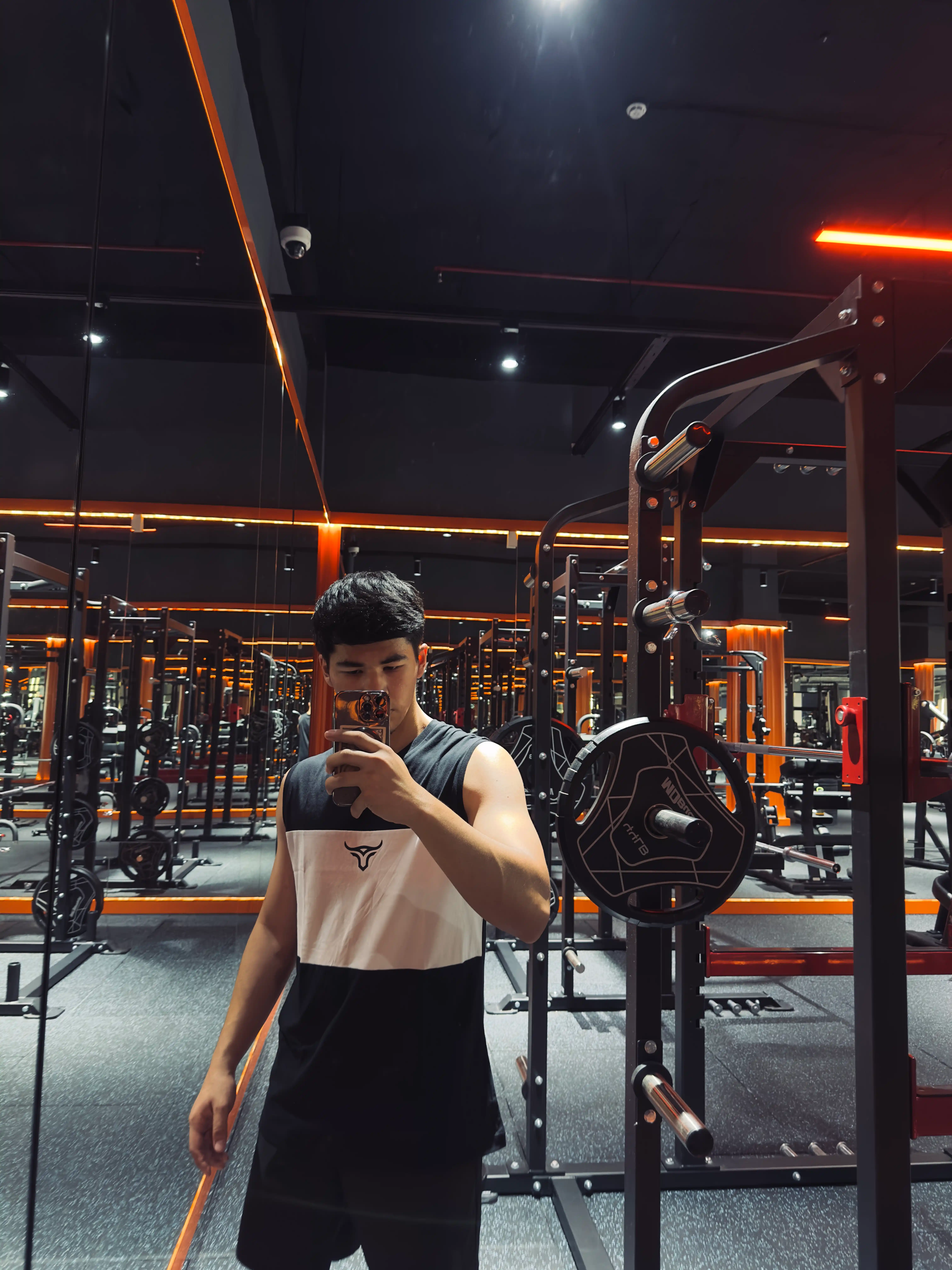 Erkaklar uchun sport maykasi, paxtadan — qora, sport, fitnes va mashg‘ulotlar uchun mayka