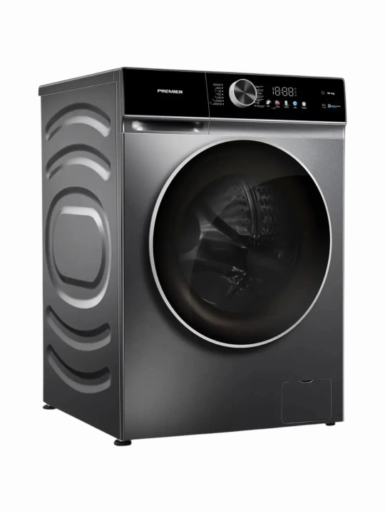 Kir yuvish mashinasi Premier PRM10F1420LIN/DS 10 kg, 1400 ayl/min, Inverter, Toʻq kulrang - 