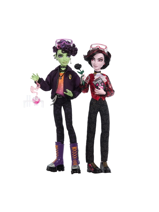 Monster High Kieran Valentine and Spelldon Cauldronello, набор 2 куклы с аксессуарами - 