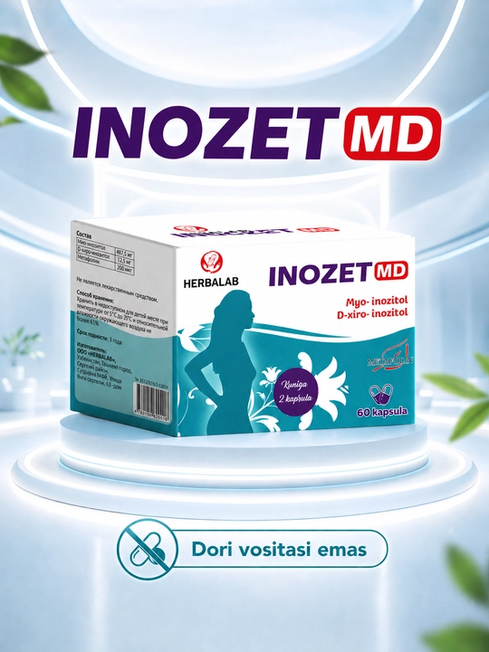 Комплекс инозитола INOZET MD, мио-инозитол, инозитол 1000 мг, снижение веса