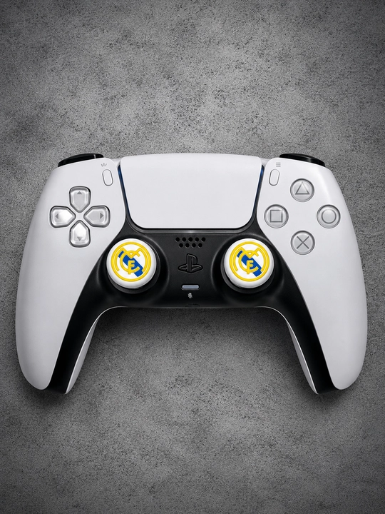 PS4 / PS5 / Xbox uchun futbol komanda rasmli joystik qopqoqlari, 2 dona