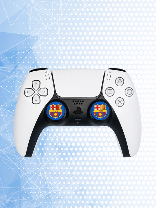 PS4 / PS5 / Xbox uchun futbol komanda rasmli joystik qopqoqlari, 2 dona
