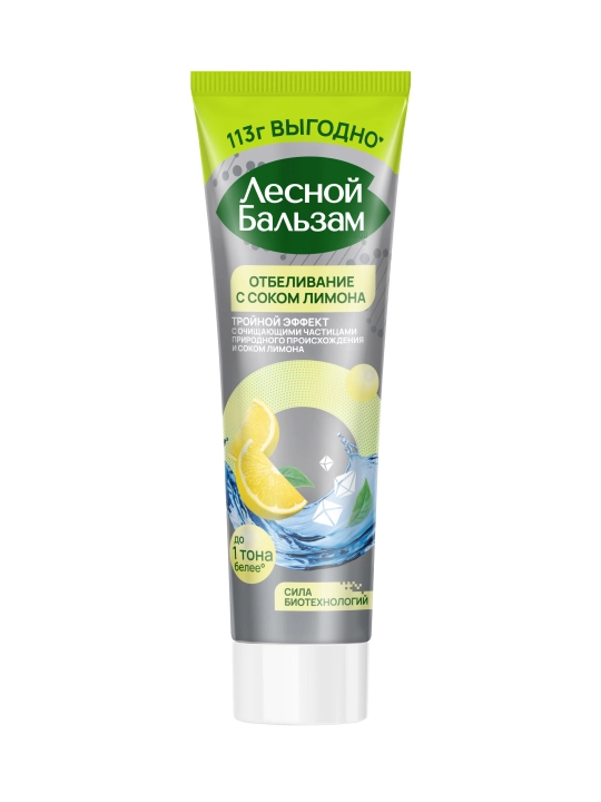 ЛЕСНОЙ БАЛЬЗАМ Limon sharbati bilan tish pastasi, 113 g