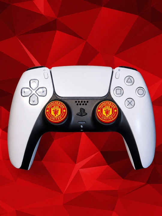 PS4 / PS5 / Xbox uchun futbol komanda rasmli joystik qopqoqlari, 2 dona