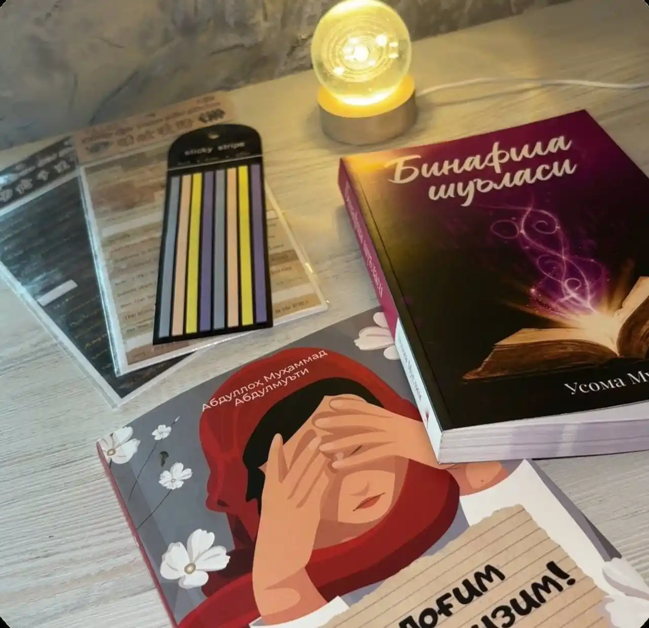 Daftar va gadjetlar uchun kreativ yozuvli stikerlar