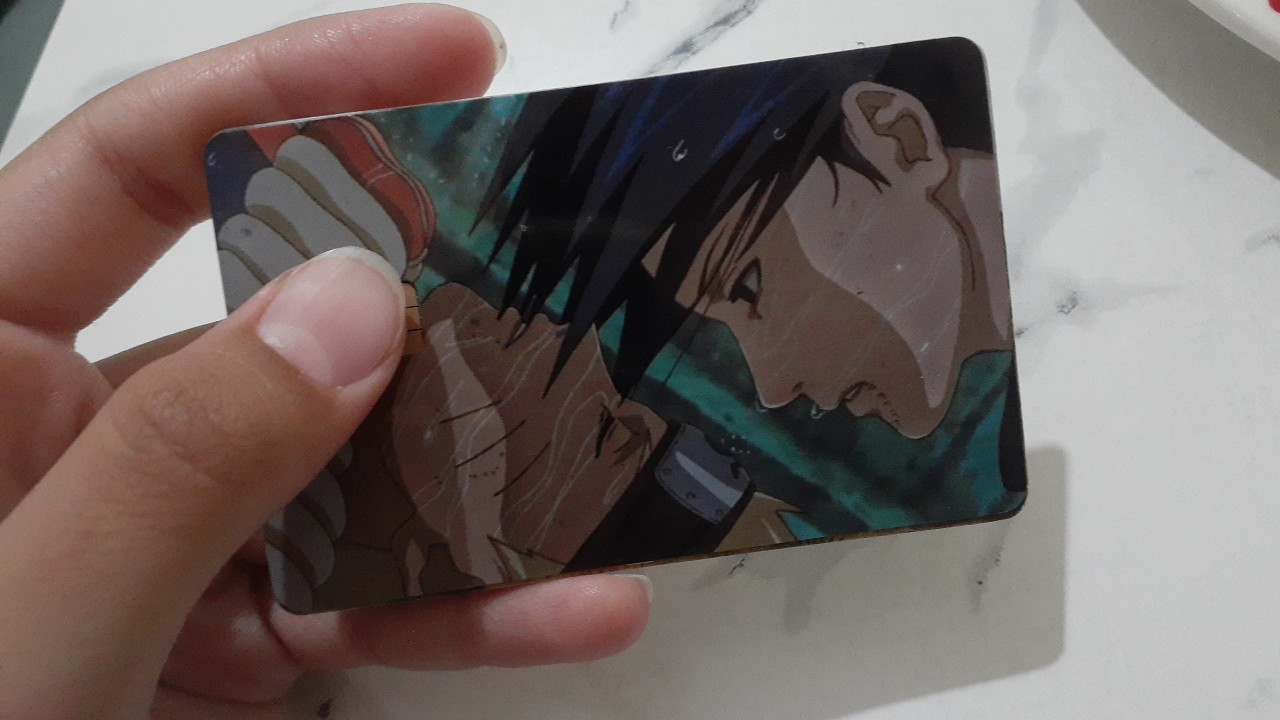 Bank kartasi stikerlari, Naruto, anime