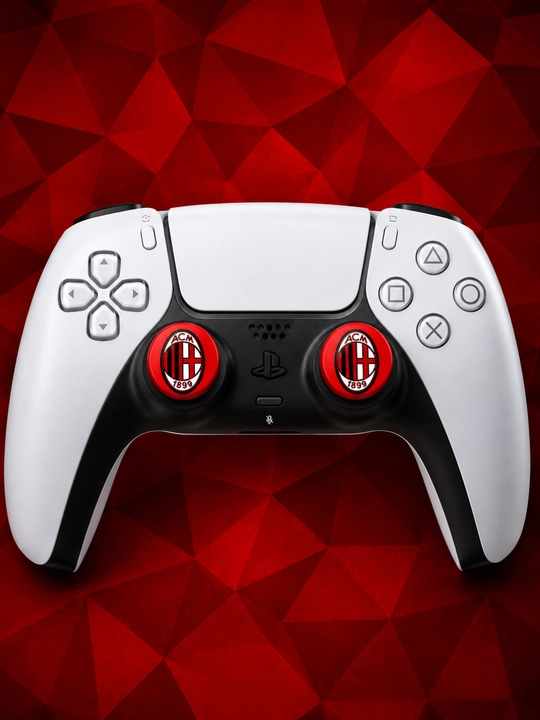 PS4 / PS5 / Xbox uchun futbol komanda rasmli joystik qopqoqlari, 2 dona