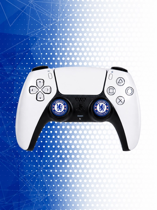 PS4 / PS5 / Xbox uchun futbol komanda rasmli joystik qopqoqlari, 2 dona