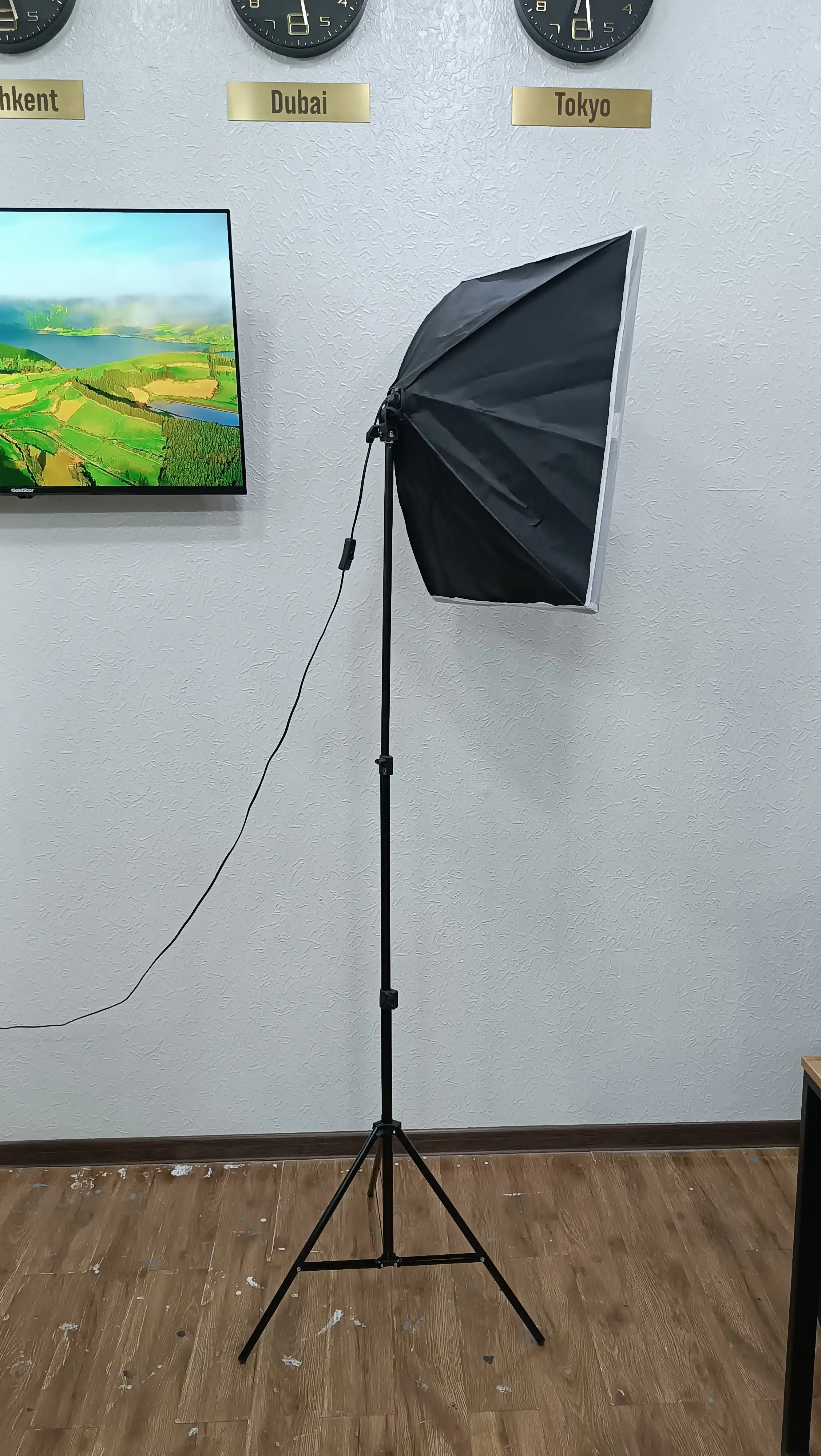 Softboks, 400W LED yorug‘lik to‘plami softboks
