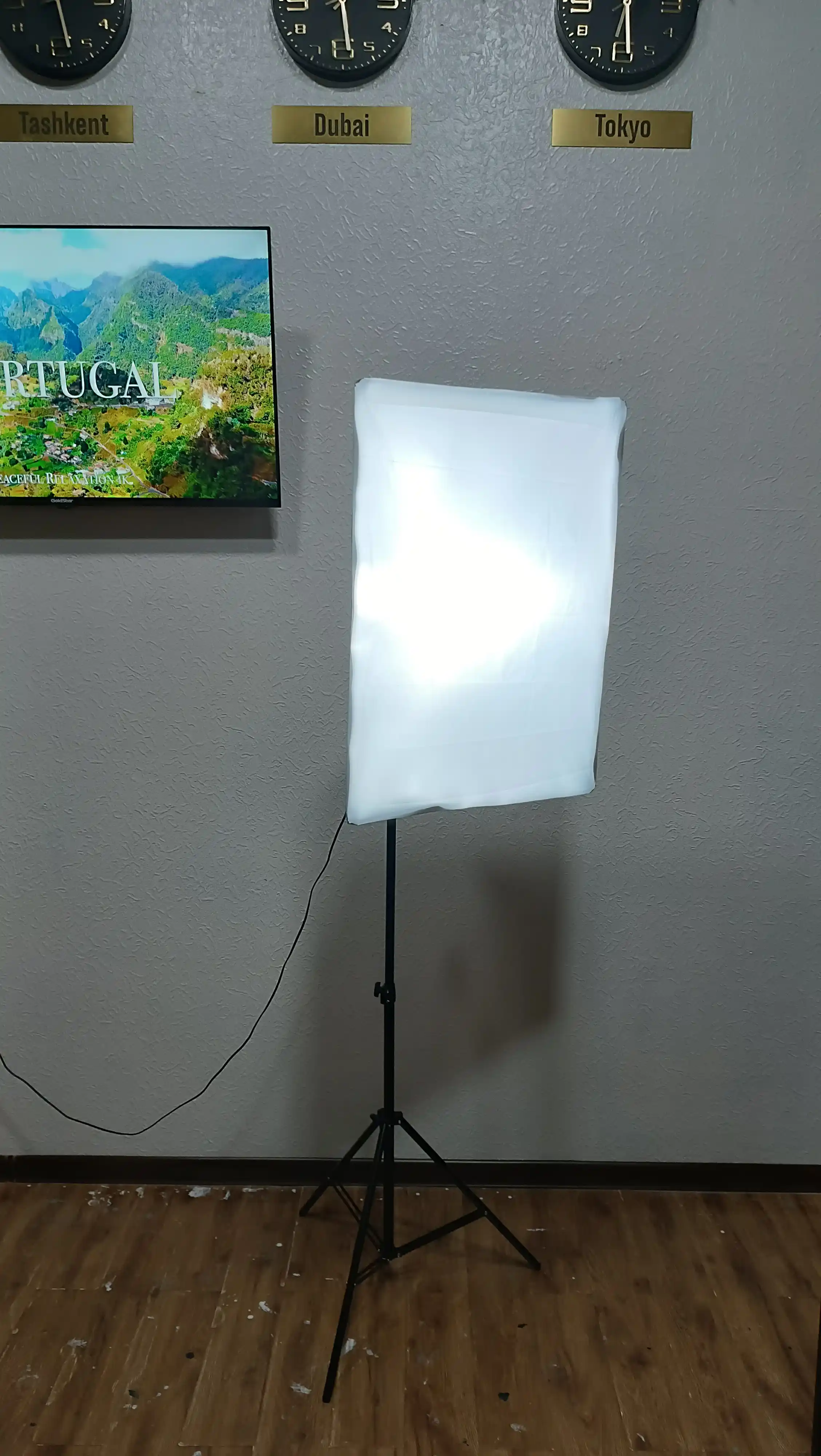 Softboks, 400W LED yorug‘lik to‘plami softboks