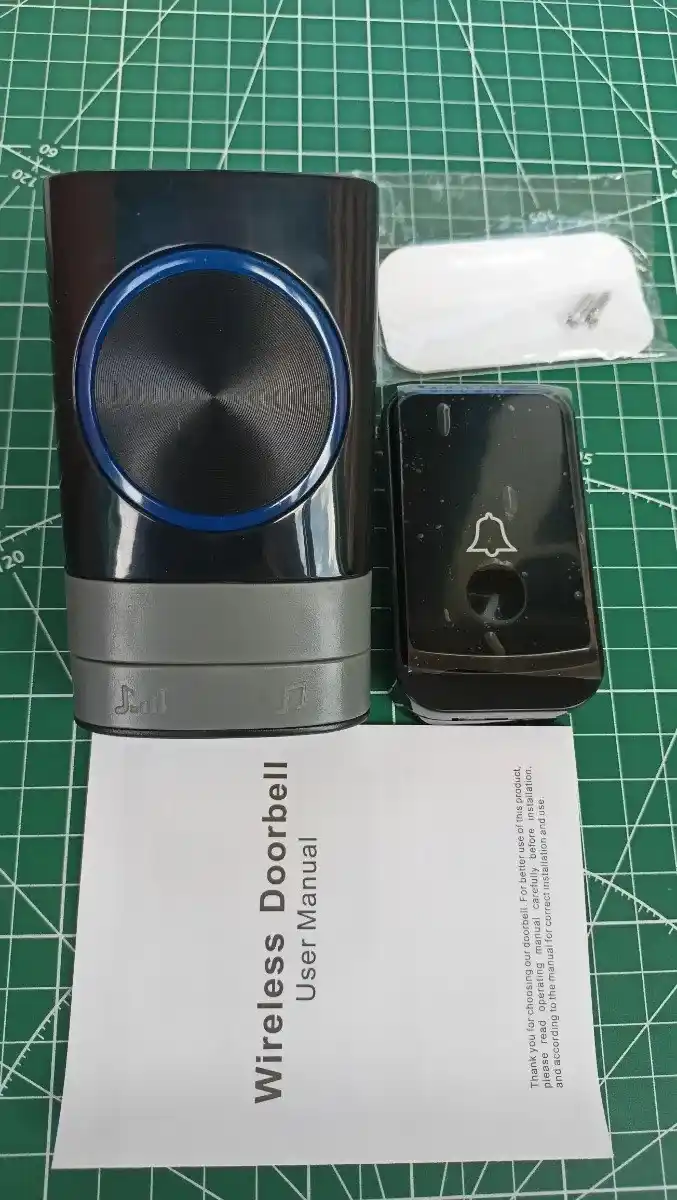 Simsiz eshik jiringlagichi, radio antenna, uy uchun bezak, kabelsiz