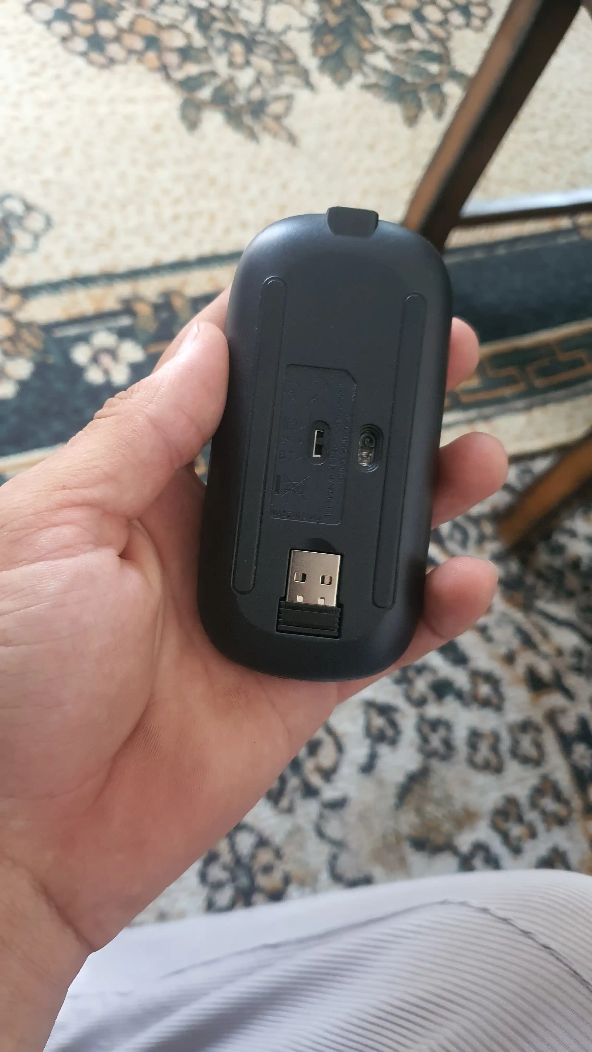 Simsiz mishka kompyuter uchun, akkomulyatorli mishka simsiz