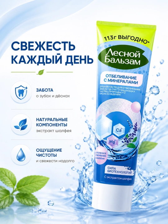 Зубная паста Лесной Бальзам 113 г