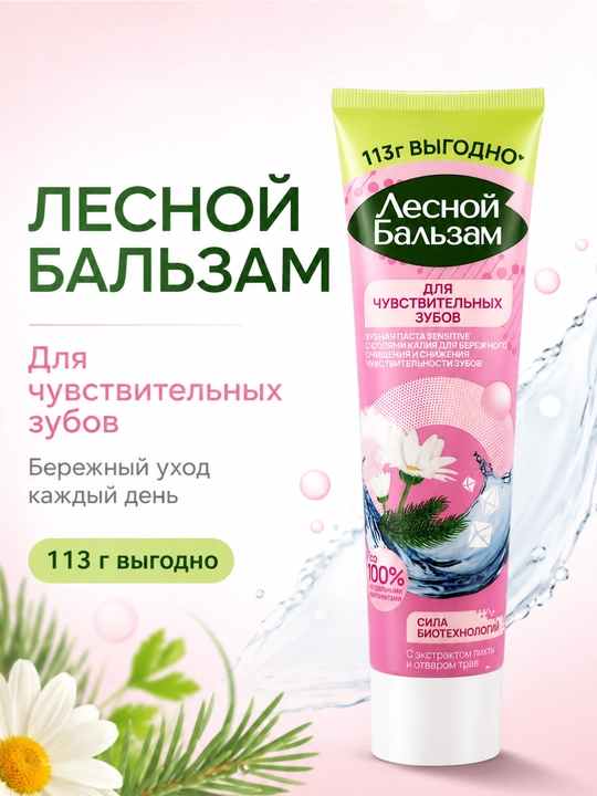 Lesnoy Balzam tish pastasi 113 g - 