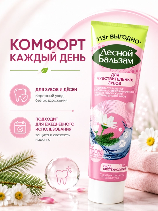 Зубная паста Лесной Бальзам 113 г