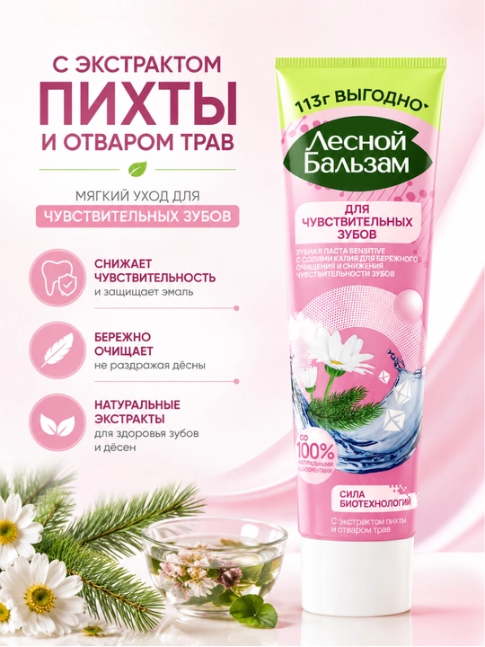 Зубная паста Лесной Бальзам 113 г