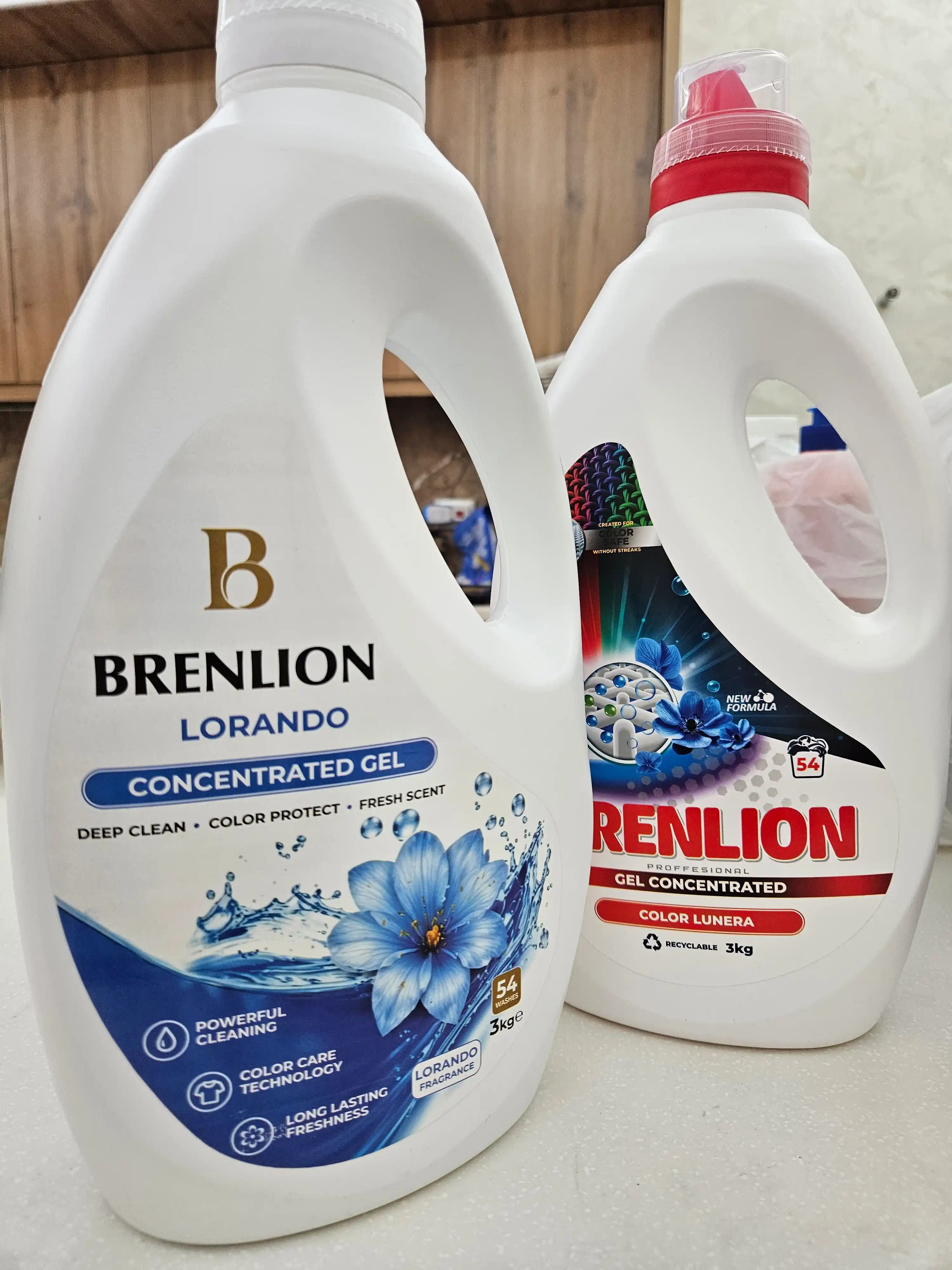 Гель для стирки Brenlion Lorando 3 кг, жидкий порошок автомат для белья, порошок гель