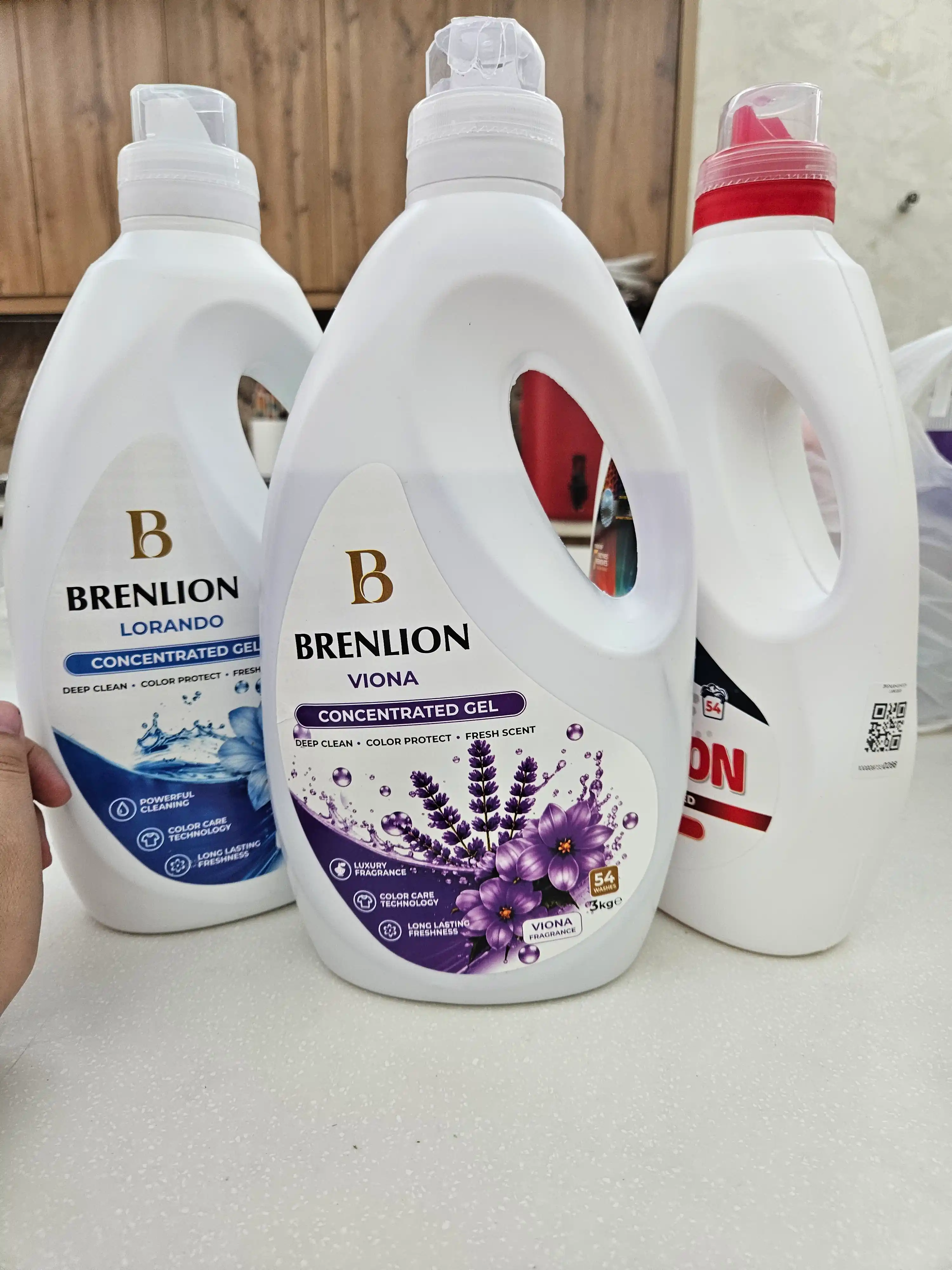 Гель для стирки Brenlion Lorando 3 кг, жидкий порошок автомат для белья, порошок гель